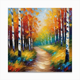 Autumn Path 6 Canvas Print