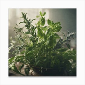 Herbs As A Background Haze Ultra Detailed Film Photography Light Leaks Larry Bud Melman Trendi (4) Canvas Print