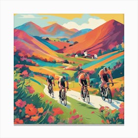 Tour De France Canvas Print