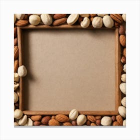 Nut Frame With Nuts 2 Canvas Print