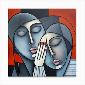 Two Lovers Canvas Print