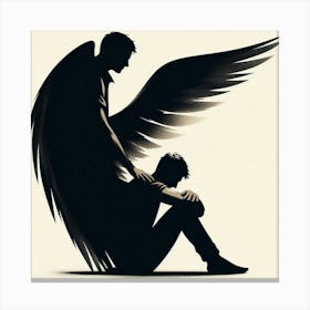 Angels With Wings Canvas Print