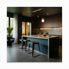 Modern Kitchen 3 Canvas Print