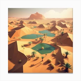 Desert Landscape 77 Canvas Print