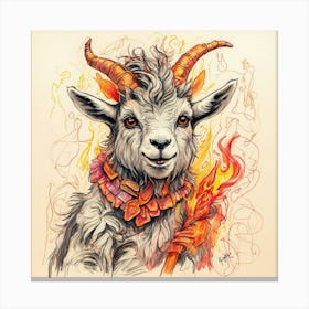 Goat! 14 Canvas Print