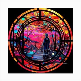 Stained Glass Window 1 Canvas Print