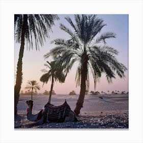 Stockcake Desert Oasis Scene 1719975153 1 Canvas Print