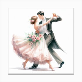 Waltz dance 3 Canvas Print