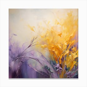 AI Sunlit Tranquility Canvas Print