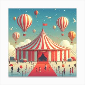Circus Tent 1 Canvas Print