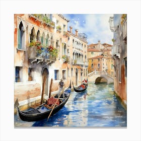 Venetian Romance Canvas Print