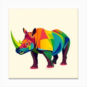 Rhino Canvas Print