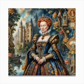 Queen Elizabeth I 17 Canvas Print