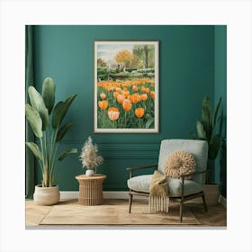 Keukenhof Gardens Netherlands Vintage Botanical Ar Nz3qjp4yqiwgugk3krvaqq Ay6vu6tvrwg9wtnjvfrydq Canvas Print