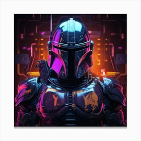 Star Wars Mandalorian 1 Canvas Print