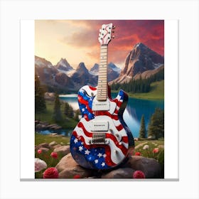 Red, White, and Blues 5 Canvas Print
