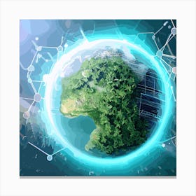 Future Of The Earth Canvas Print