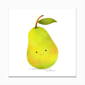 Happy Pear Canvas Print