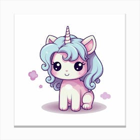 Cute Unicorn 220 Canvas Print