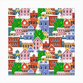 Christmas Town Canvas Print