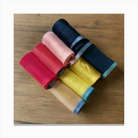 Foldover Elastic Hair Ties Boutique Product Photo (1) Canvas Print