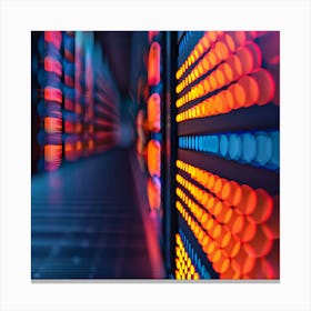 Data Center Stock Photo Canvas Print