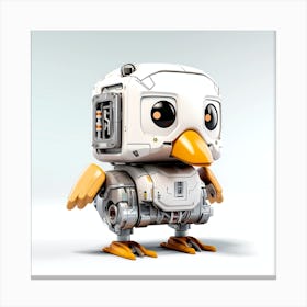 Robot Bird Canvas Print