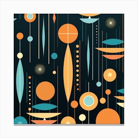 Retro Space Canvas Print