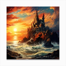 Fantasy Castle Canvas Print