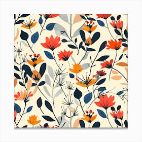 Floral Pattern Canvas Print