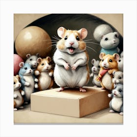 Hamsters 6 Canvas Print