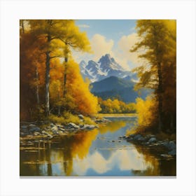 Autumn In The Mountains 1 Canvas Print