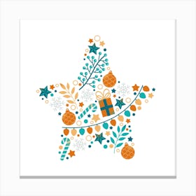 Christmas Star Canvas Print