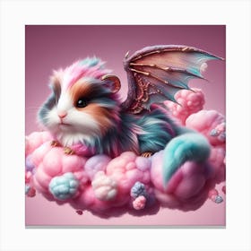 Dragonpig Chilling Canvas Print