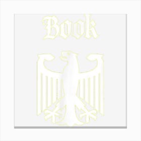 Book German Surname Family Last Name Deutschland Canvas Print