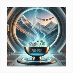 Tibet Twilight Mode Scifi Canvas Print