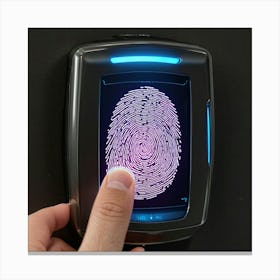 Fingerprint Scanner 3 Canvas Print