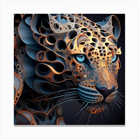 3d Jaguar Canvas Print