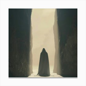 Man In A Cloak Canvas Print