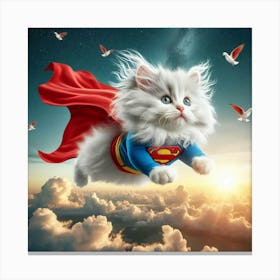 Superman Cat 1 Canvas Print