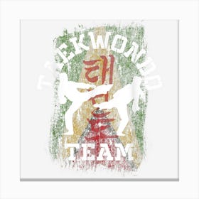 Womens Taekwondo Guyana Combat Sports Martial Arts Canvas Print