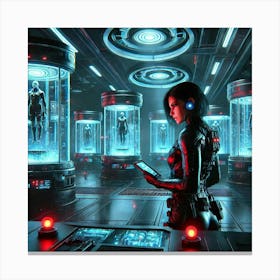 A Sci Fi Themed Scene Depicting Episode 4 Into The Shadows Canvas Print