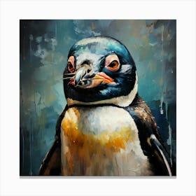 Penguin painting 4 Canvas Print