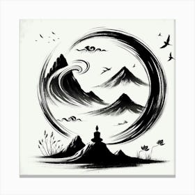 Buddha Painting Canvas Print