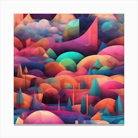 Abstract Landscape 4 Canvas Print