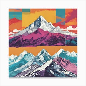 Mountain Ranges Canvas Print