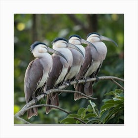 Flock of Birds Canvas Print