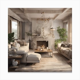 "Gather & Relax Room" Canvas Print