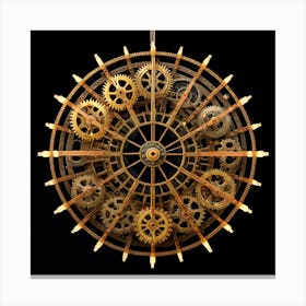 Clockwork Gears Canvas Print