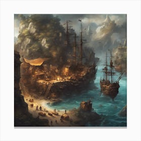 Pirate Island Canvas Print